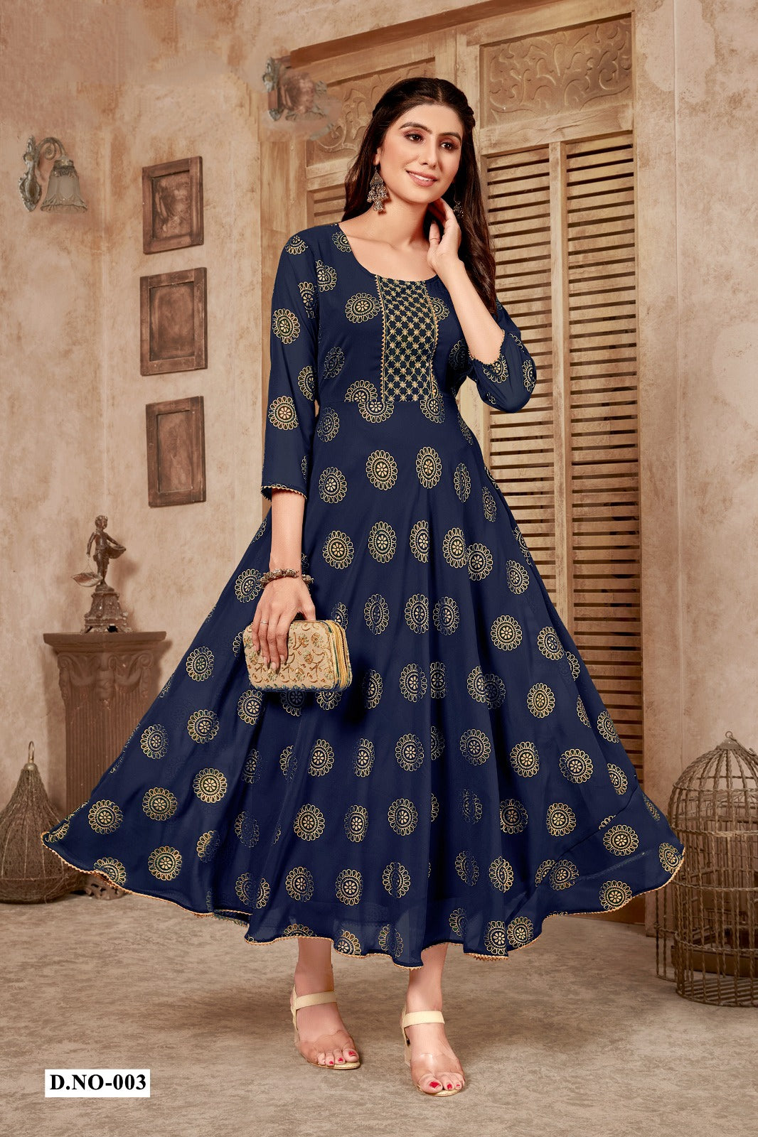 Chic Multicolor Georgette Hand Zari Embroidery Kaftan | Modest evening dress,  Modern dress, Abaya designs